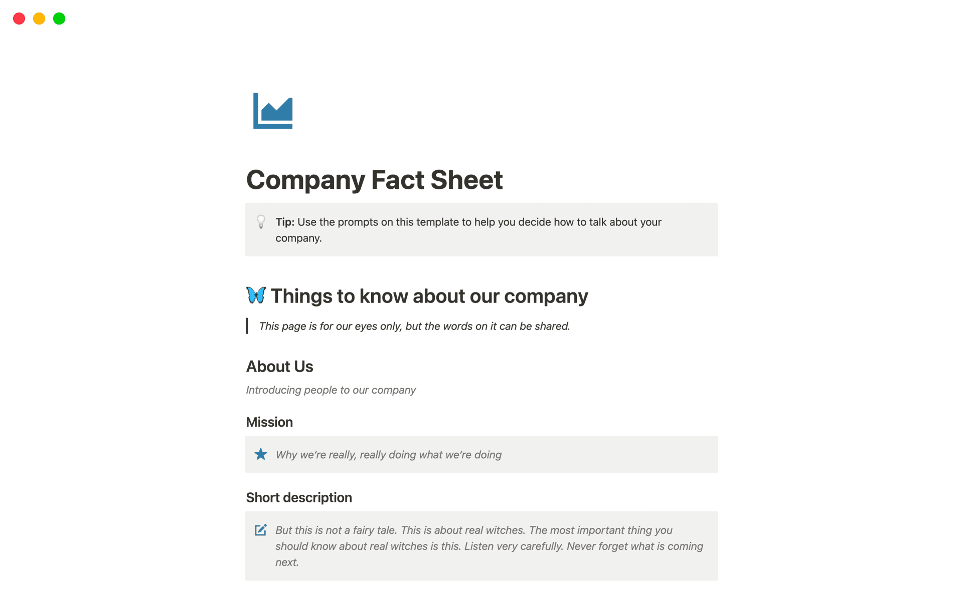 Corporate Fact Files